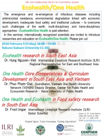 Ecohealth and One Health Research Sharing in Japan
